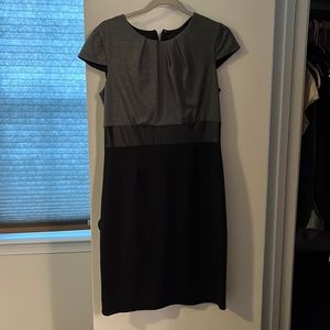 Tiana B pleated work business casual dress, size 8